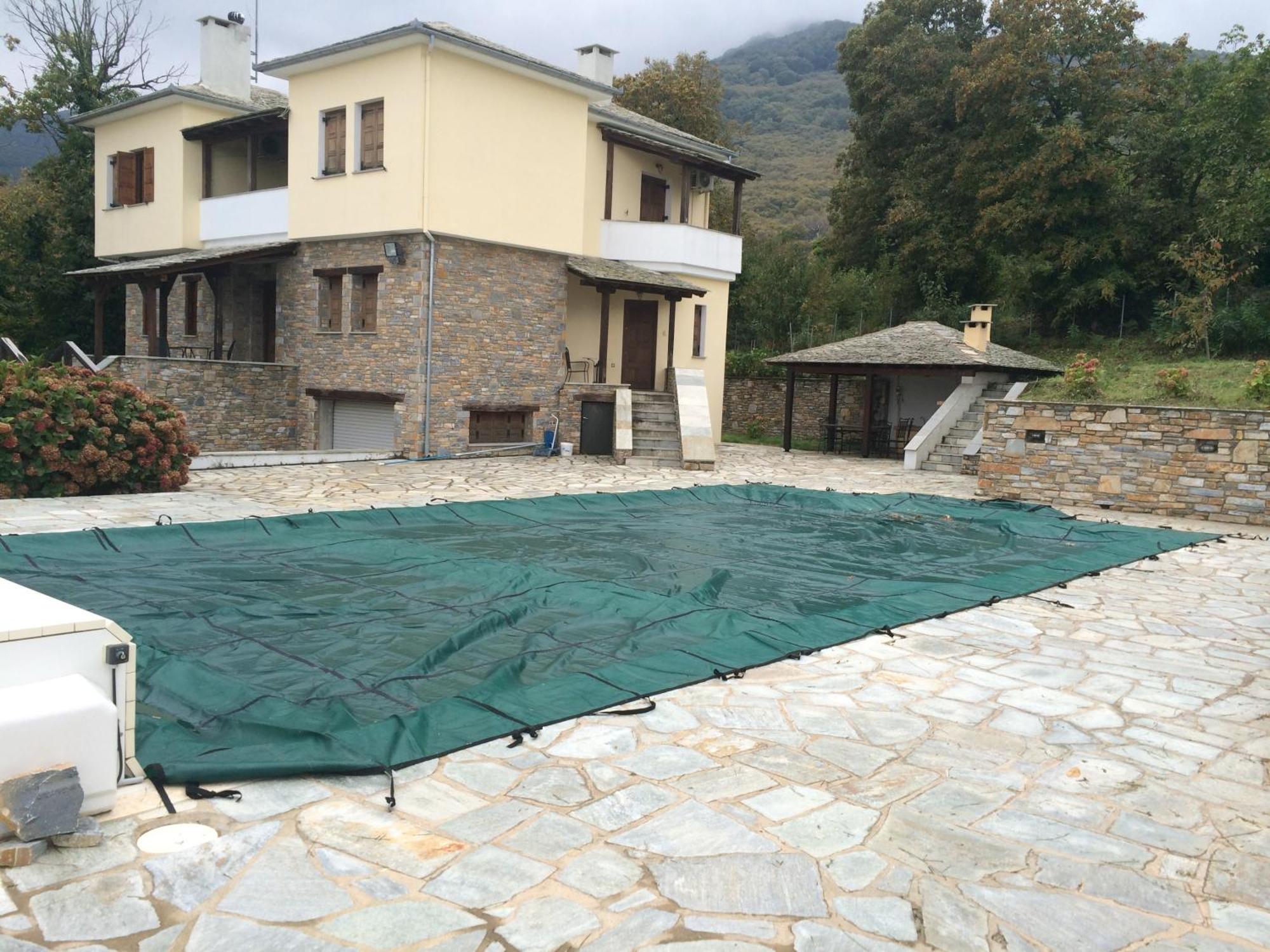 Luxury Villa With Pool In Tsagkarada Exterior foto
